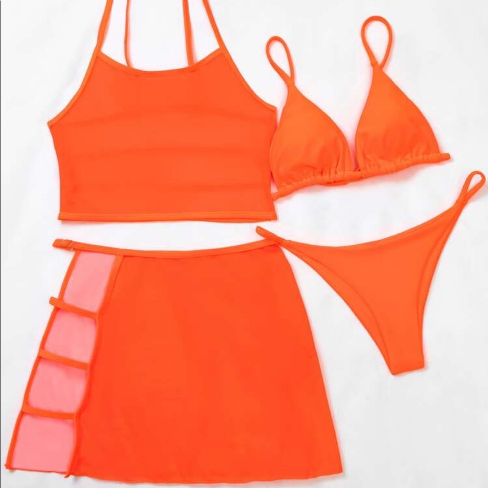 Orange bikini